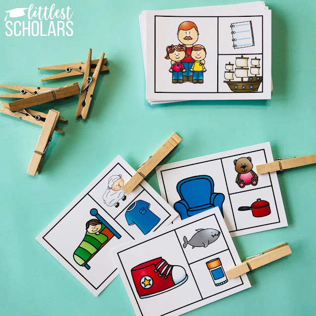 Use clothespins to indicate the rhyme on each card. These are a mix of fine motor and rhyming skills! Use clothespins to indicate the rhyme on each card. These are a mix of fine motor and rhyming skills!